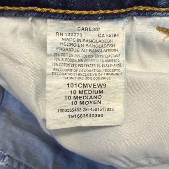 Lee Women's Blue Denim Jeans size 10 medium boot cut 28-1/2” inseam - Picture 3 of 6